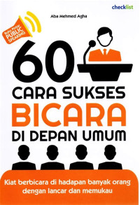 Image of 60 cara ukses bicara di depan umum
