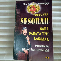 Image of Tuntunan Sesorah Saha Panata Titi Laksana